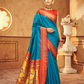 Pure Paithani Silk Saree with Traditional Zari Weaving
