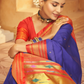 Pure Paithani Silk Saree with Traditional Zari Weaving