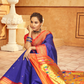 Pure Paithani Silk Saree with Traditional Zari Weaving