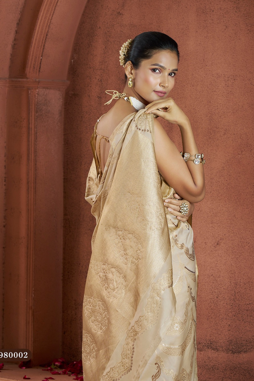 Pure Soft Banarasi Silk Saree with Traditional Weaving - LaVante Fashion