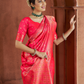 Pure Soft Banarasi Silk Saree with Traditional Weaving - LaVante Fashion