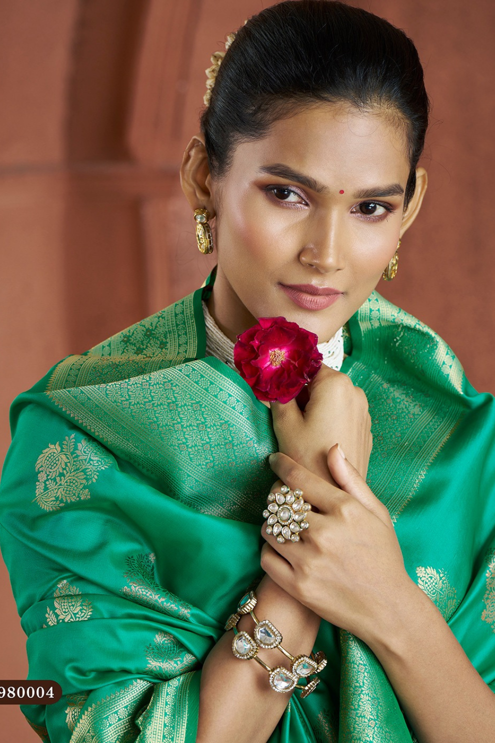 Pure Soft Banarasi Silk Saree with Traditional Weaving - LaVante Fashion