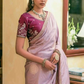 Pure Dola Silk Saree with Beautiful Lace Border - LaVante Fashion