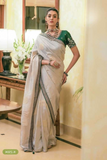 Lavante_Fashion_Pure_Dola_Silk_With_Beautiful_Lace_Border_Contrast_Heavy_Designer_Embroidered_Blouse_100_Quality_Item_5 - LaVante Fashion
