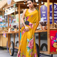 Pure Georgette Saree with Exclusive Print - LaVante Fashion