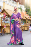 Lavante_Fashion_Pure_Georgette_Saree_With_Exclusive_Print_1 - LaVante Fashion