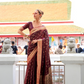 Heritage Zari Woven Pure Satin Silk Saree for Festive Elegance