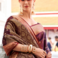 Heritage Zari Woven Pure Satin Silk Saree for Festive Elegance