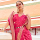 Heritage Zari Woven Pure Satin Silk Saree for Festive Elegance