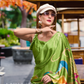 Pure Satin Shine with Signature Digital Prints Grace with a Twist - LaVante Fashion