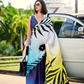 Pure Satin Shine with Signature Digital Prints Grace with a Twist - LaVante Fashion