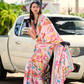 Pure Satin Shine with Signature Digital Prints Grace with a Twist - LaVante Fashion