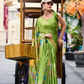 Pure Satin Shine with Signature Digital Prints Grace with a Twist - LaVante Fashion
