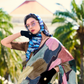 Pure Satin Shine with Signature Digital Prints Grace with a Twist - LaVante Fashion