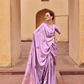 Pure Satin Saree with Elegant Copper Zari Weaving - LaVante Fashion
