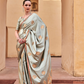 Pure Satin Saree with Elegant Copper Zari Weaving - LaVante Fashion