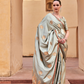 Pure Satin Saree with Elegant Copper Zari Weaving - LaVante Fashion
