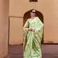 Pure Satin Saree with Elegant Copper Zari Weaving - LaVante Fashion