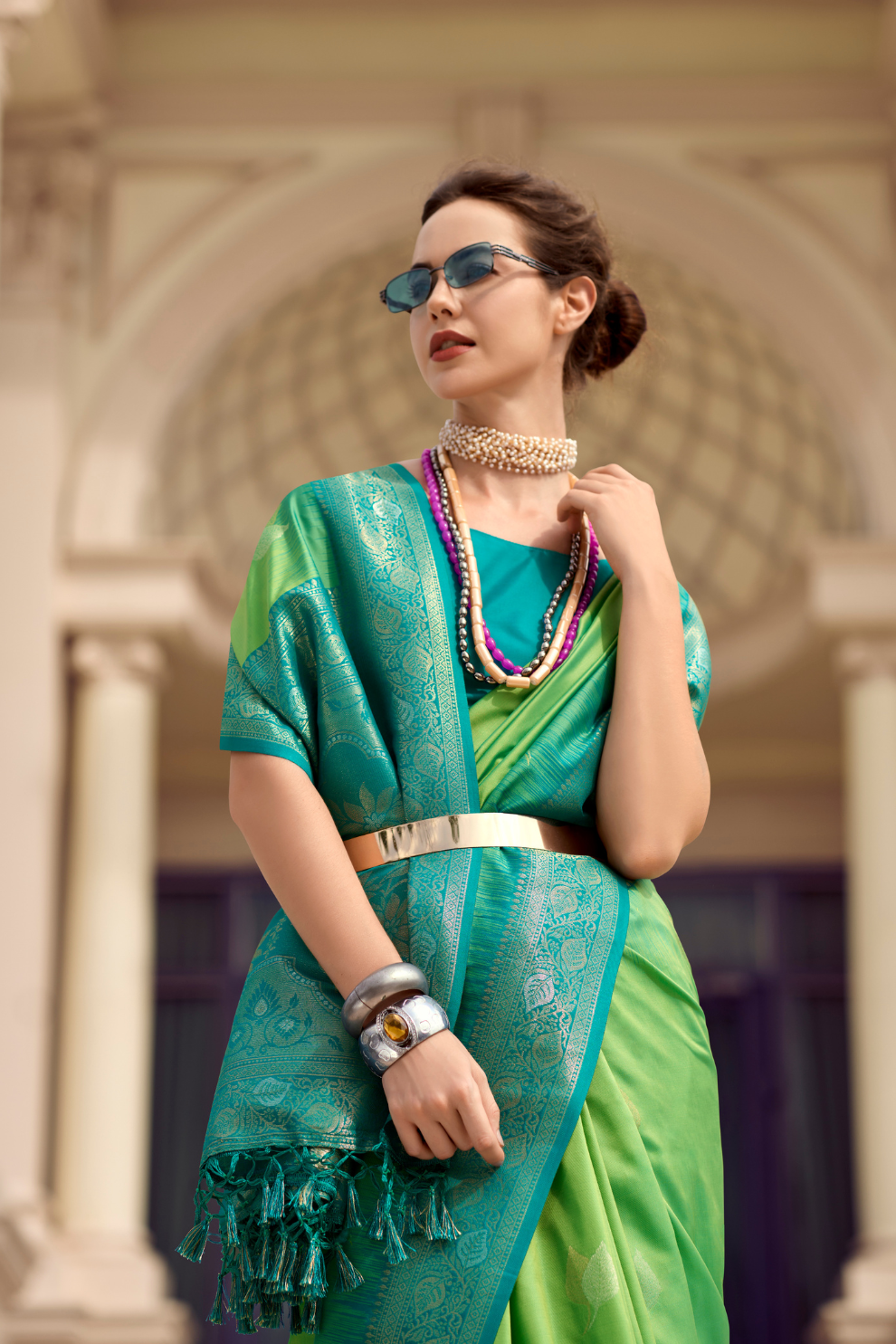 Pure Touch Soft Silk with Zari Weaving - LaVante Fashion