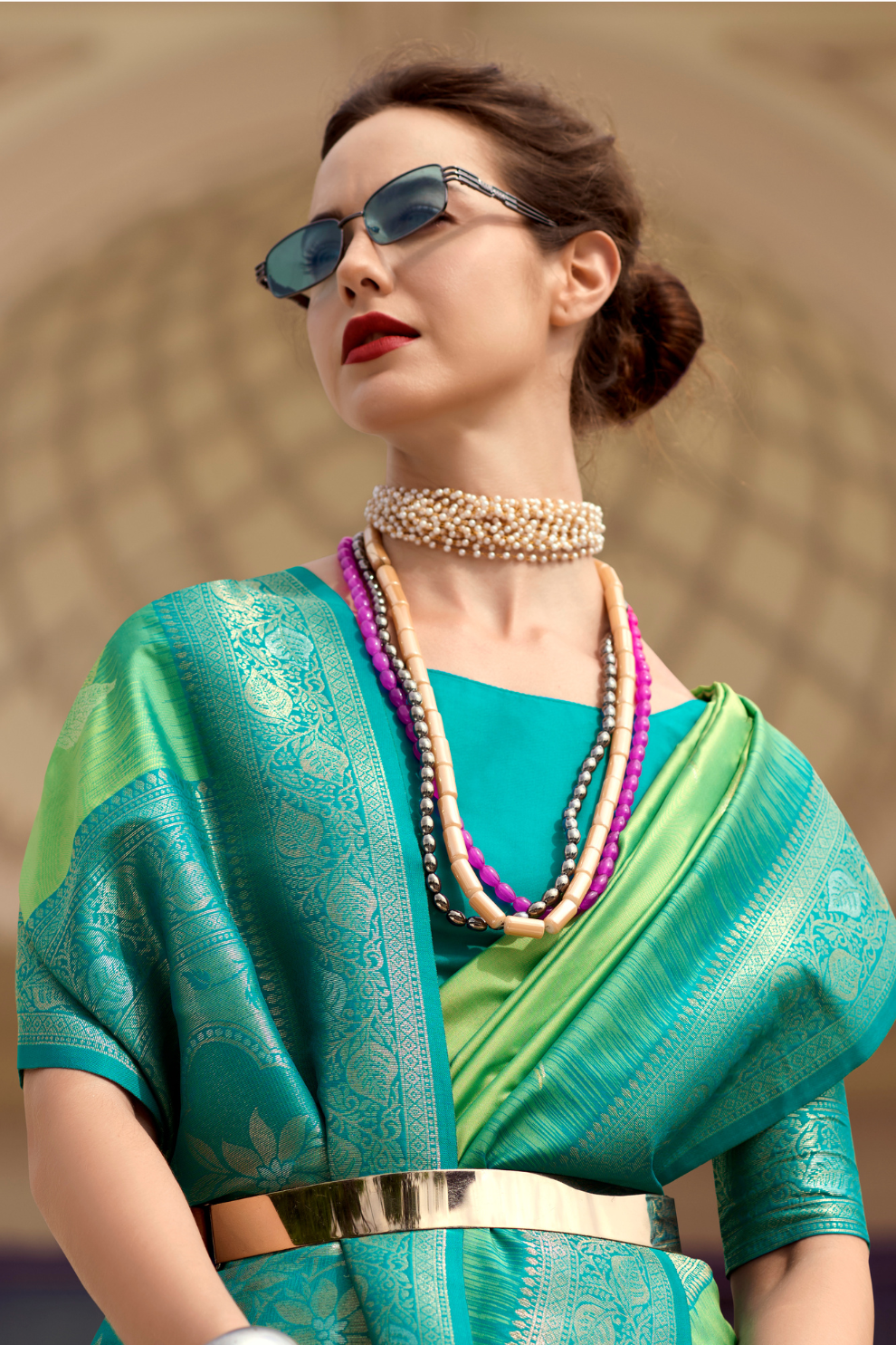 Pure Touch Soft Silk with Zari Weaving - LaVante Fashion