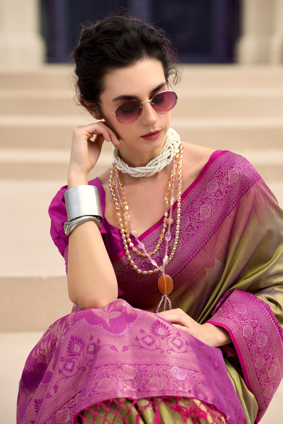 Pure Touch Soft Silk with Zari Weaving - LaVante Fashion