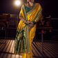 Pure Viscose Dola Saree With Handwork Blouse & Fancy Lace