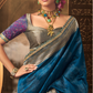 Soft Banarasi Silk Saree with Fancy Fabric - LaVante Fashion