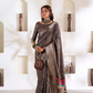 Soft Dola Silk Saree with Foil Print & Dusty Tone Matching - LaVante Fashion