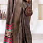 Soft Dola Silk Saree with Foil Print & Dusty Tone Matching - LaVante Fashion