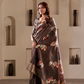 Soft Dola Silk with Foil Print and Dusty Color Matching - LaVante Fashion
