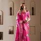 Soft Dola Silk with Foil Print and Dusty Color Matching - LaVante Fashion