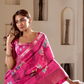 Soft Dola Silk with Foil Print and Dusty Color Matching - LaVante Fashion