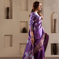 Soft Dola Silk with Foil Print and Dusty Color Matching - LaVante Fashion