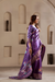 Soft Dola Silk with Foil Print and Dusty Color Matching - LaVante Fashion