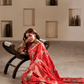 Soft Dola Silk with Foil Print and Dusty Color Matching - LaVante Fashion