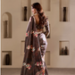 Soft Dola Silk with Foil Print and Dusty Color Matching - LaVante Fashion