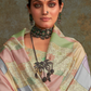 Elegant Soft Silk with Flowing Watercolor Print Design - LaVante Fashion