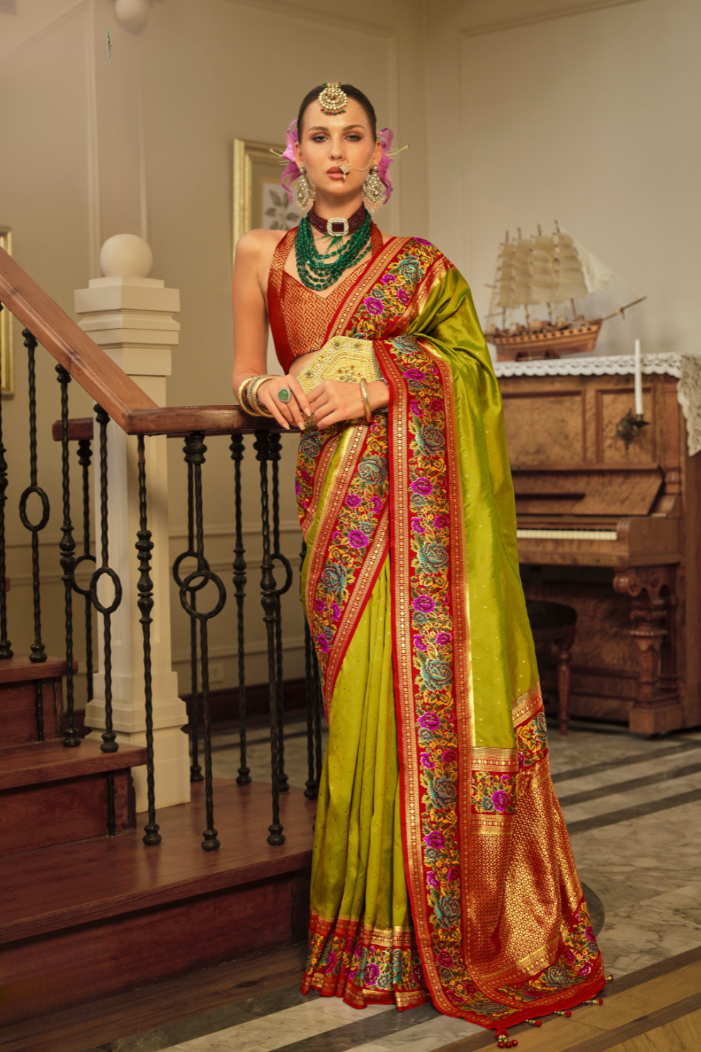 Traditional Banarasi Silk Saree for Bridal Occasions