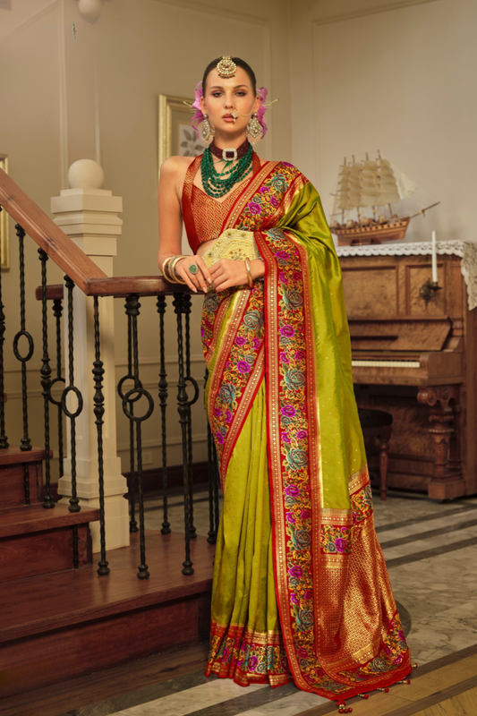 Traditional Banarasi Silk Saree for Bridal Occasions