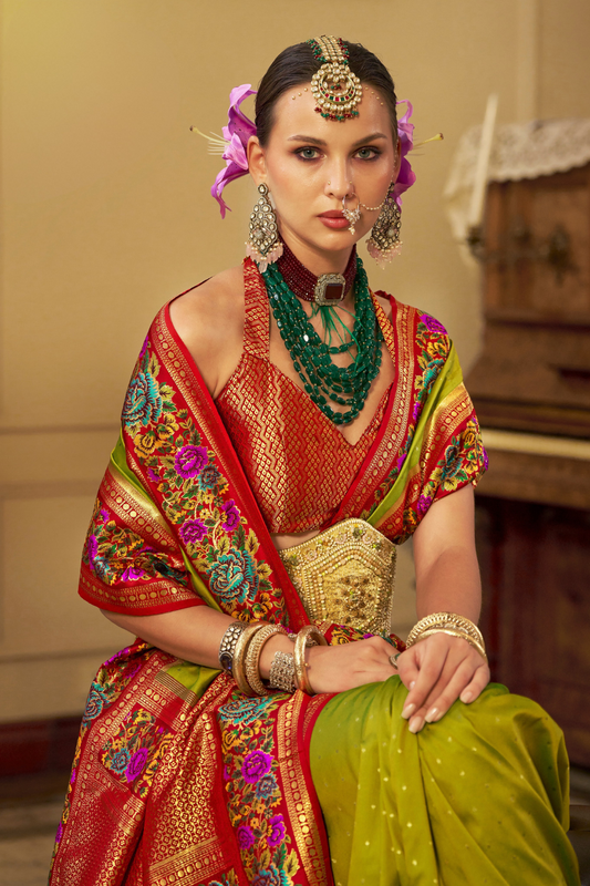 Traditional Banarasi Silk Saree for Bridal Occasions