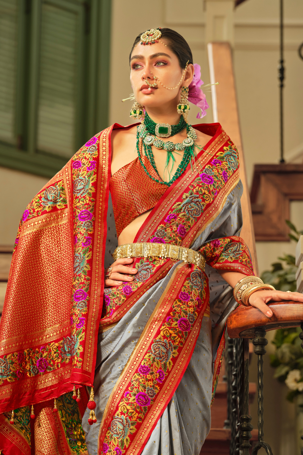 Traditional Banarasi Silk Saree for Bridal Occasions