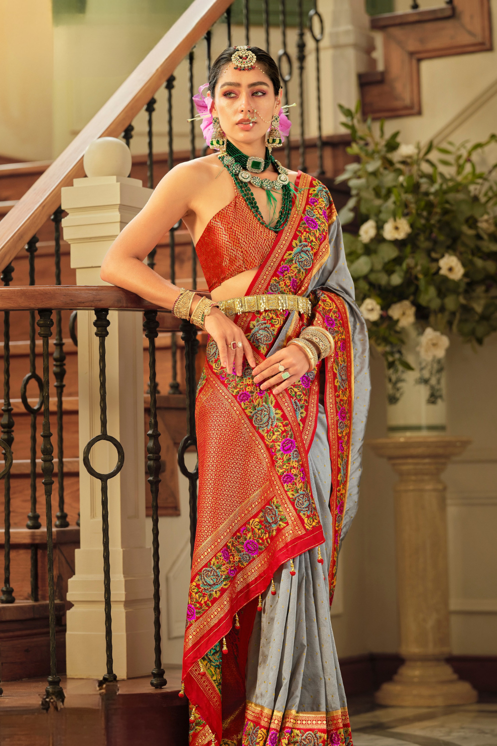 Traditional Banarasi Silk Saree for Bridal Occasions