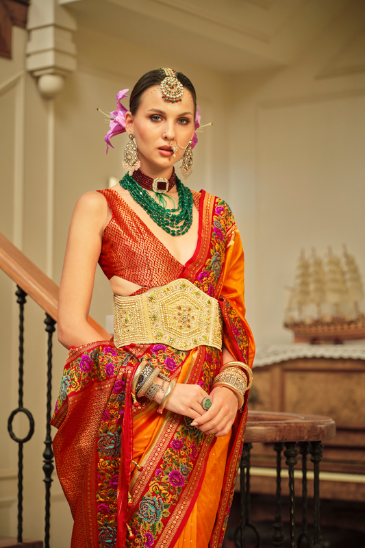 Traditional Banarasi Silk Saree for Bridal Occasions