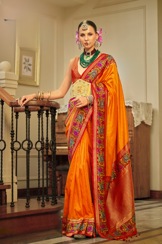 Traditional Banarasi Silk Saree for Bridal Occasions