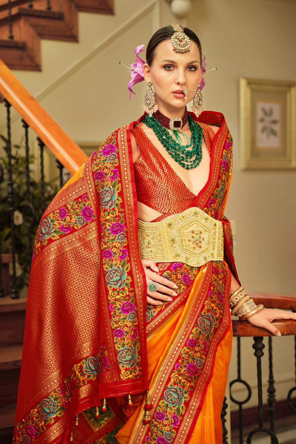 Traditional Banarasi Silk Saree for Bridal Occasions