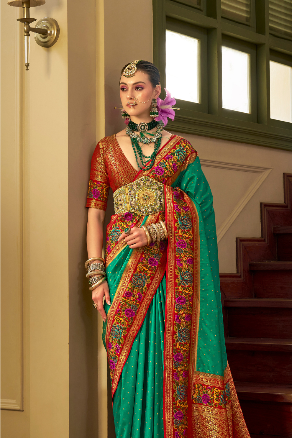 Traditional Banarasi Silk Saree for Bridal Occasions