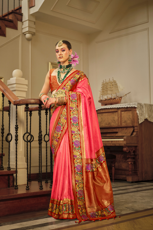 Traditional Banarasi Silk Saree for Bridal Occasions