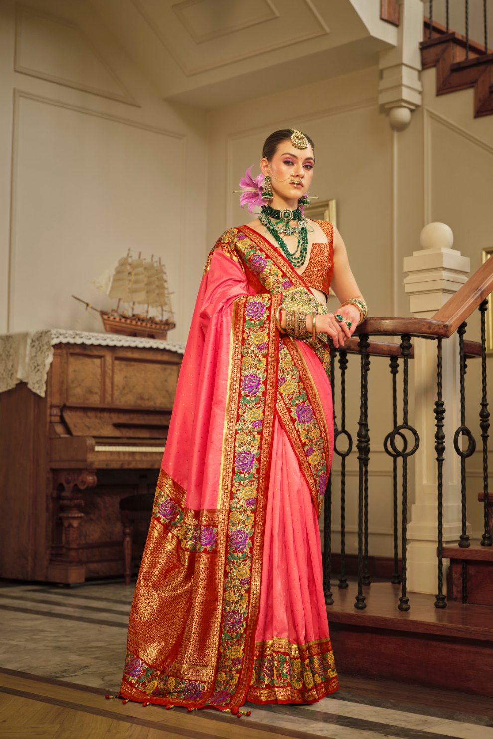 Traditional Banarasi Silk Saree for Bridal Occasions