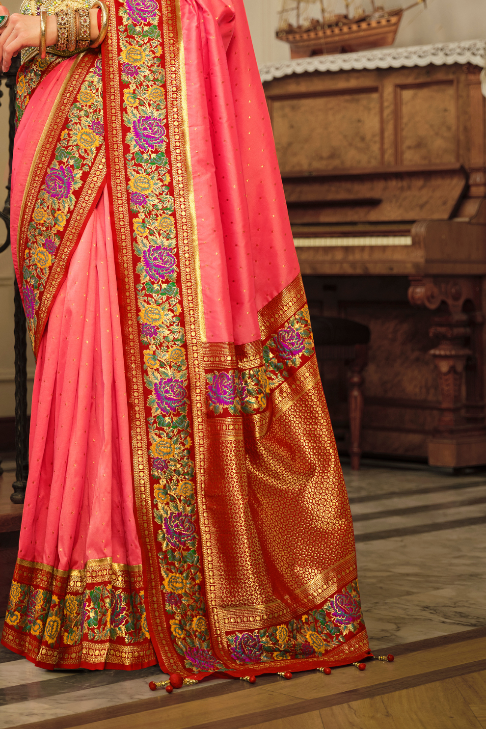 Traditional Banarasi Silk Saree for Bridal Occasions