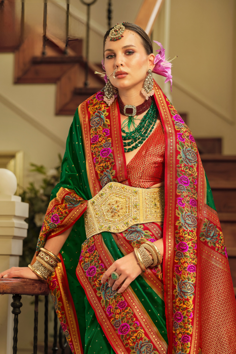 Traditional Banarasi Silk Saree for Bridal Occasions